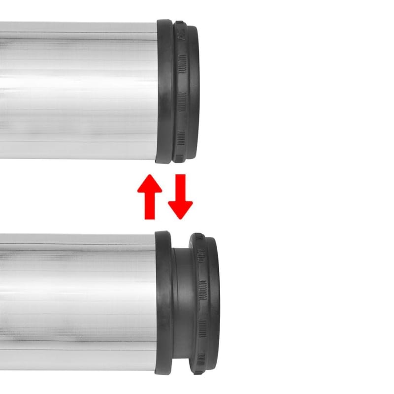 4 Bordben, Justerbar Højde, Børstet Nikkel, 710 Mm - Sølv - Møbelben - Bordben