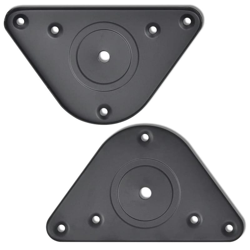 4 Bordben, Justerbar Højde, Sorte, 710 Mm - Sort - Møbler - Borde - Bordtilbehør - Bordben