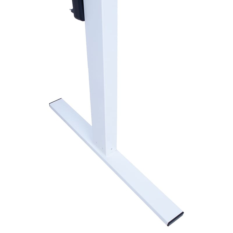 Bordben HOME4YOU Ergo Fit med 1 motor Hvid - Hvid - Møbler - Borde - Bordtilbehør - Stel bord