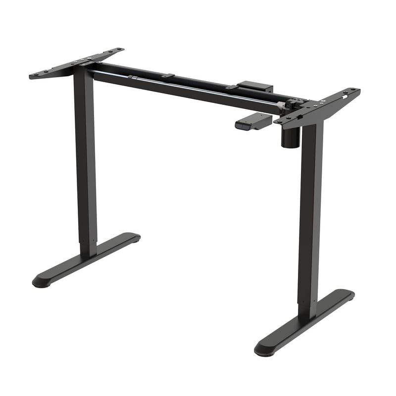 Bordben HOME4YOU Ergo Light med 1 motor Sort - Sort - Møbler - Borde - Bordtilbehør - Stel bord