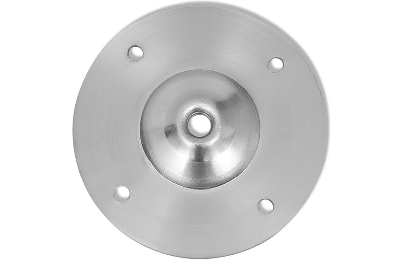 teleskopiske bordben 4 stk. børstet nikkel 710 mm-1100 mm - Sølv - Møbler - Borde - Bordtilbehør - Bordben