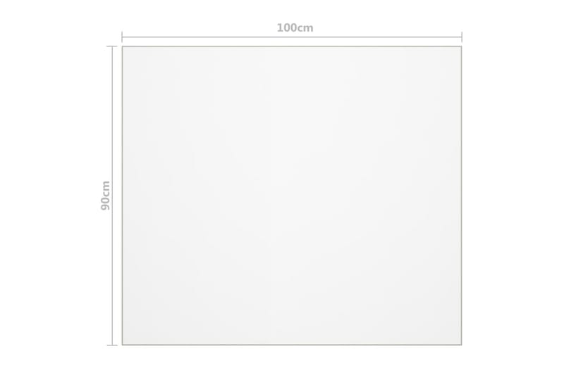 Bordbeskytter 100X90 cm 2 mm Pvc Mat - Møbler - Borde - Bordtilbehør