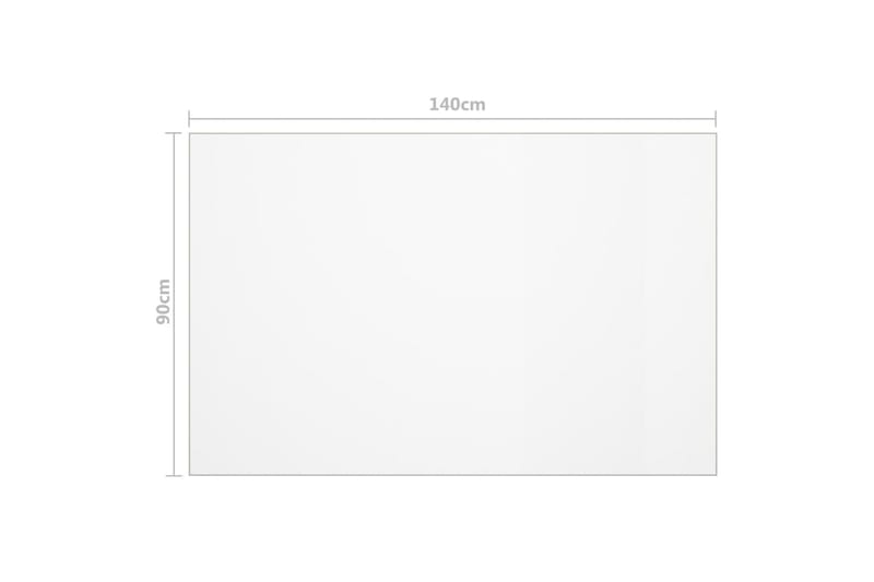 Bordbeskytter 140X90 cm 2 mm Pvc Transparent - Møbler - Borde - Bordtilbehør