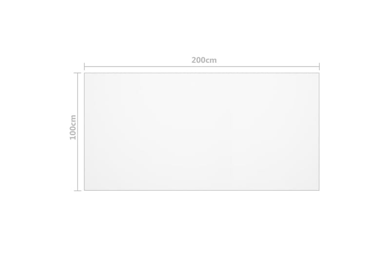 Bordbeskytter 200X100 cm 2 mm Pvc Transparent - Bordtilbehør