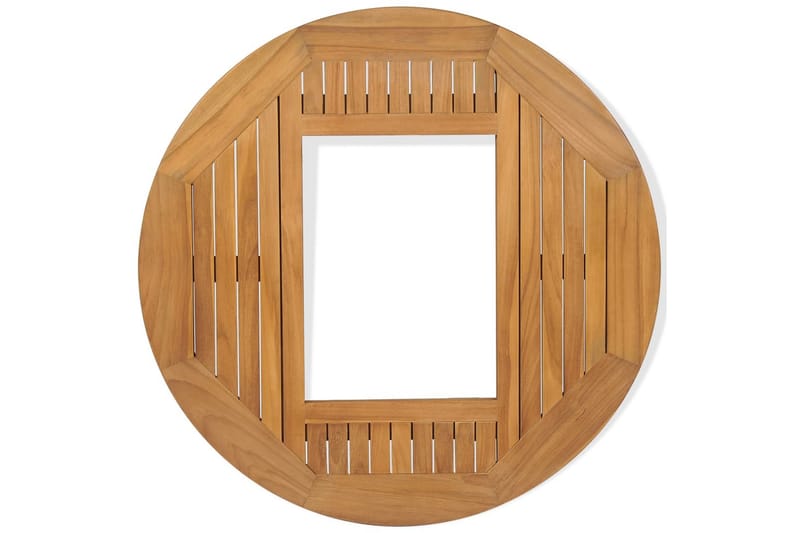 Ølkassebordplade Teak 70 Cm - Brun - Møbler - Borde - Bordtilbehør - Bordplade