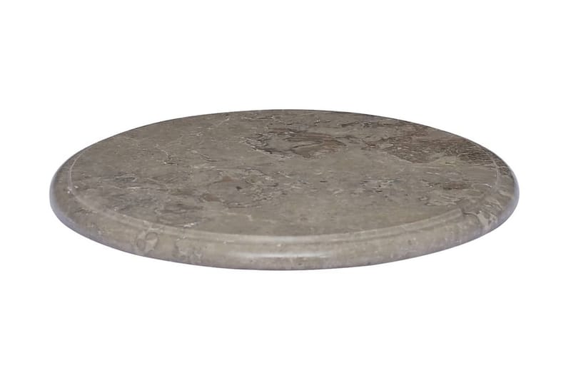 bordplade Ø40x2,5 cm marmor grå - Grå - Møbler - Borde - Bordtilbehør - Bordplade