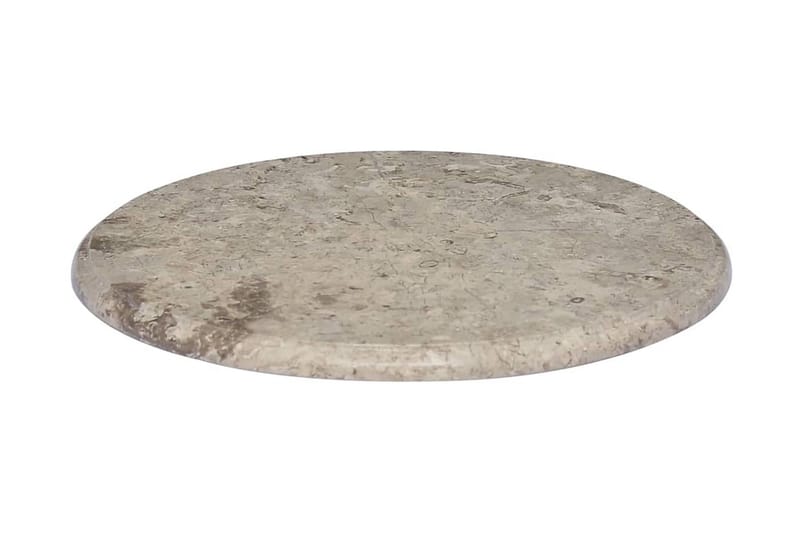 bordplade Ø50x2,5 cm marmor grå - Grå - Møbler - Borde - Bordtilbehør - Bordplade