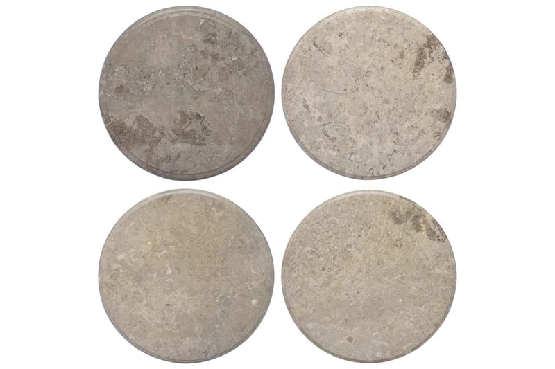 bordplade Ø50x2,5 cm marmor grå - Grå - Møbler - Borde - Bordtilbehør - Bordplade