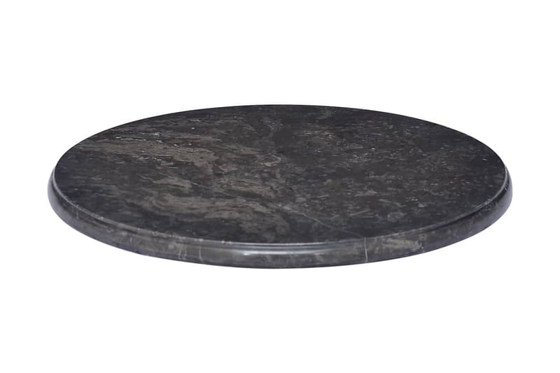 bordplade Ø50x2,5 cm marmor sort - Sort - Møbler - Borde - Bordtilbehør - Bordplade
