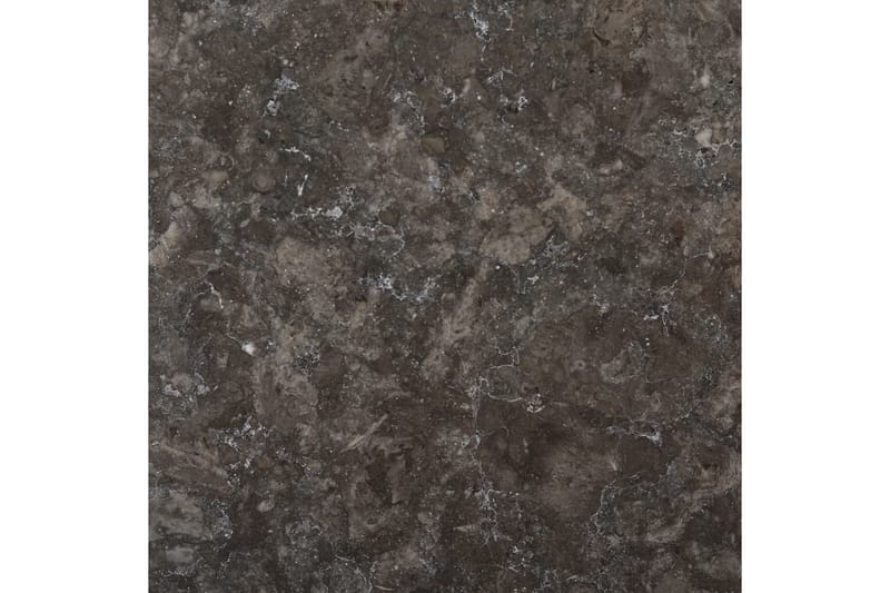 bordplade Ø60x2,5 cm marmor sort - Sort - Bordplade