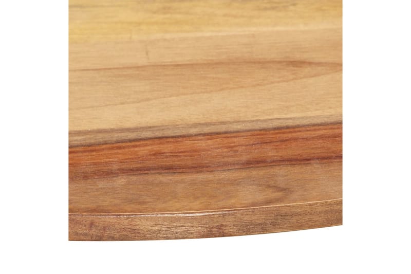 Bordplade 15-16 cm Rund 70 cm Massivt Sheeshamtræ - Brun - Møbler - Borde - Bordtilbehør - Bordplade
