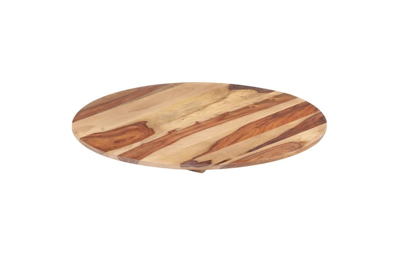 Bordplade 15-16 cm Rund 70 cm Massivt Sheeshamtræ - Brun - Møbler - Borde - Bordtilbehør - Bordplade