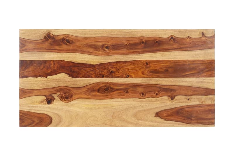 Bordplade 15-16 mm 60x100 cm Massivt Sheeshamtræ - Brun - Møbler - Borde - Bordtilbehør - Bordplade