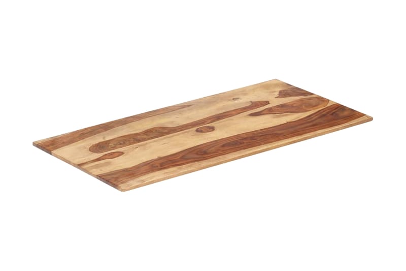 Bordplade 15-16 mm 60x100 cm Massivt Sheeshamtræ - Brun - Møbler - Borde - Bordtilbehør - Bordplade