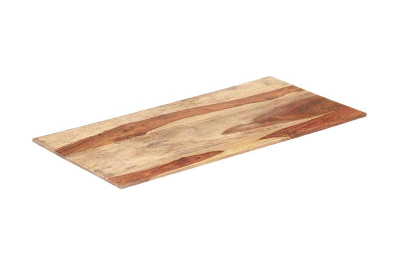 Bordplade 15-16 mm 60x100 cm Massivt Sheeshamtræ - Brun - Møbler - Borde - Bordtilbehør - Bordplade