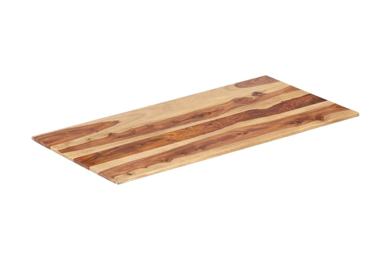 Bordplade 15-16 mm 60x100 cm Massivt Sheeshamtræ - Brun - Møbler - Borde - Bordtilbehør - Bordplade