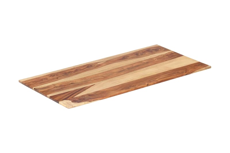 Bordplade 15-16 mm 60x100 cm Massivt Sheeshamtræ - Brun - Møbler - Borde - Bordtilbehør - Bordplade