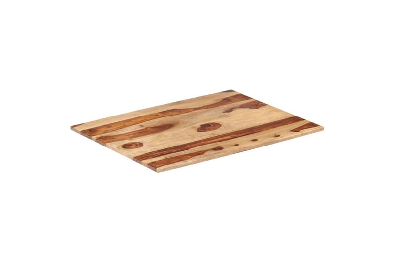 Bordplade 15-16 mm 60x70 cm Massivt Sheeshamtræ - Brun - Møbler - Borde - Bordtilbehør - Bordplade