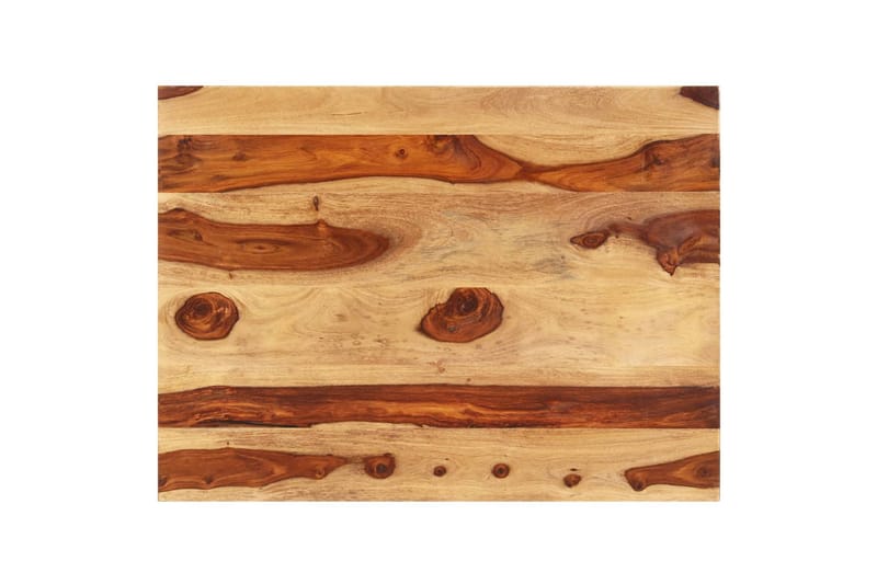Bordplade 15-16 mm 60x70 cm Massivt Sheeshamtræ - Brun - Møbler - Borde - Bordtilbehør - Bordplade