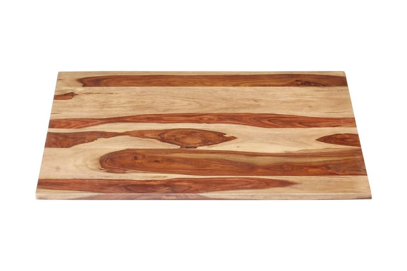 Bordplade 15-16 mm 70x70 cm Massivt Sheeshamtræ - Brun - Møbler - Borde - Bordtilbehør - Bordplade