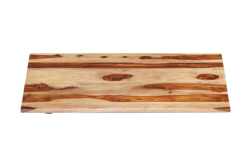 Bordplade 15-16 mm 70x80 cm Massivt Sheeshamtræ - Brun - Møbler - Borde - Bordtilbehør - Bordplade