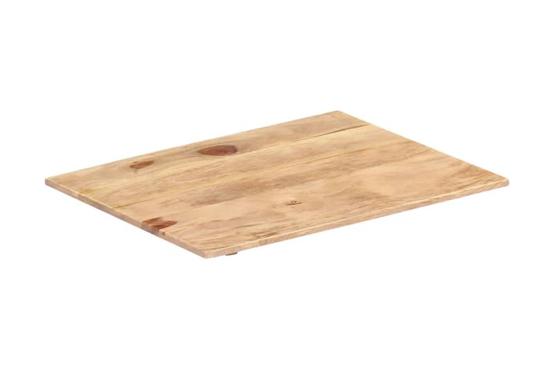 Bordplade 15-16 mm 70x80 cm Massivt Sheeshamtræ - Brun - Møbler - Borde - Bordtilbehør - Bordplade