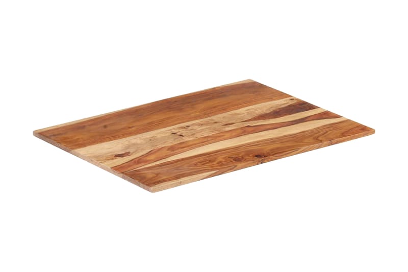 Bordplade 15-16 mm 70x80 cm Massivt Sheeshamtræ - Brun - Møbler - Borde - Bordtilbehør - Bordplade