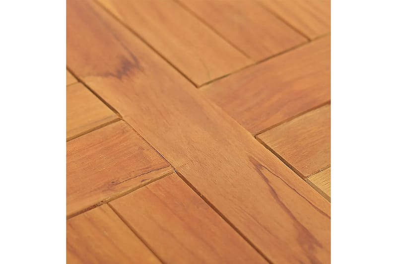 bordplade 2,5 cm 40 cm rund massivt teaktræ - Brun - Møbler - Borde - Bordtilbehør - Bordplade