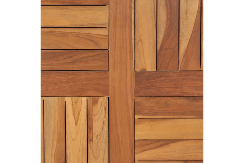 Bordplade 2,5 cm 70 cm Rund Massivt Teaktræ - Brun - Møbler - Borde - Bordtilbehør - Bordplade