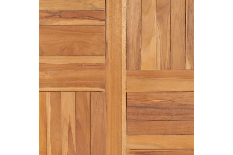 Bordplade 2,5 cm 90 cm Rund Massivt Teaktræ - Brun - Møbler - Borde - Bordtilbehør - Bordplade