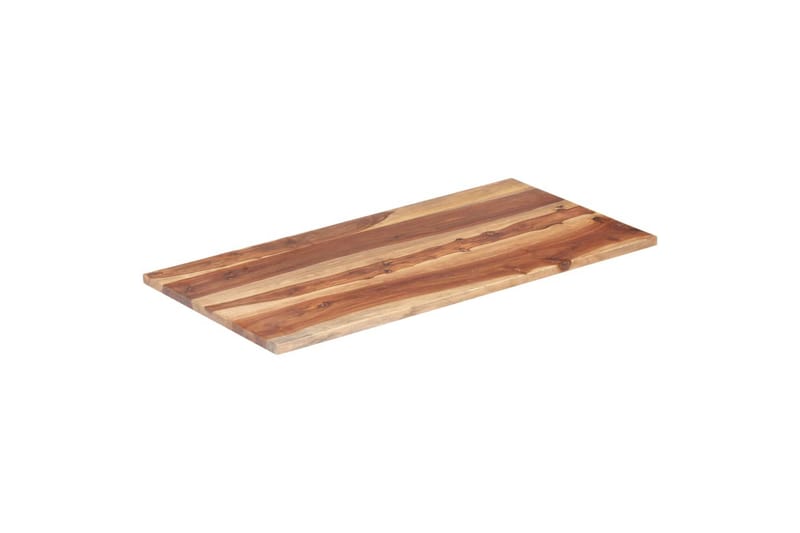 Bordplade 25-27 mm 60x100 cm Massivt Sheeshamtræ - Brun - Møbler - Borde - Bordtilbehør - Bordplade