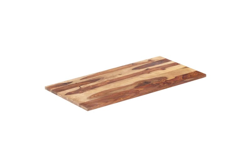 Bordplade 25-27 mm 60x100 cm Massivt Sheeshamtræ - Brun - Møbler - Borde - Bordtilbehør - Bordplade
