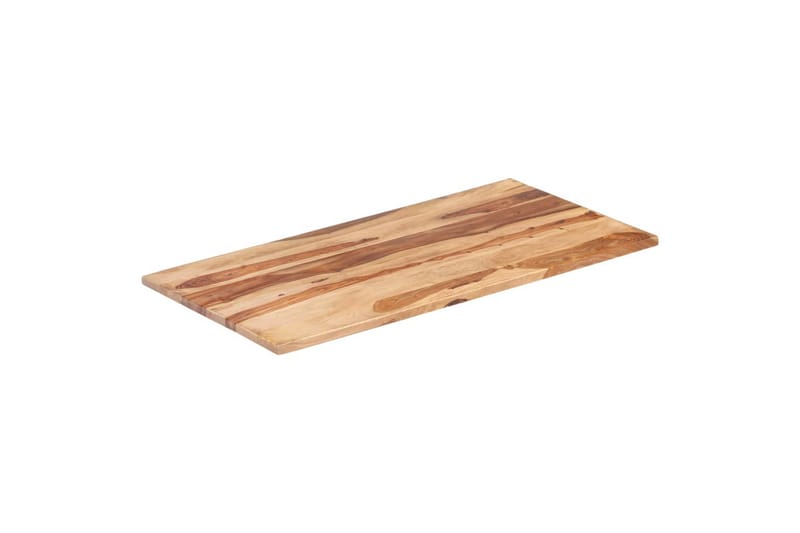Bordplade 25-27 mm 60x100 cm Massivt Sheeshamtræ - Brun - Møbler - Borde - Bordtilbehør - Bordplade
