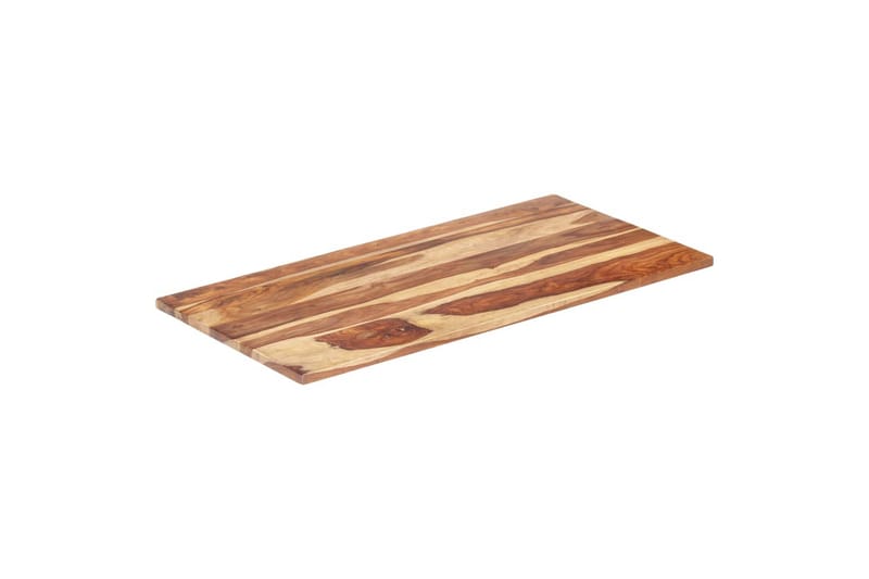 Bordplade 25-27 mm 60x100 cm Massivt Sheeshamtræ - Brun - Møbler - Borde - Bordtilbehør - Bordplade