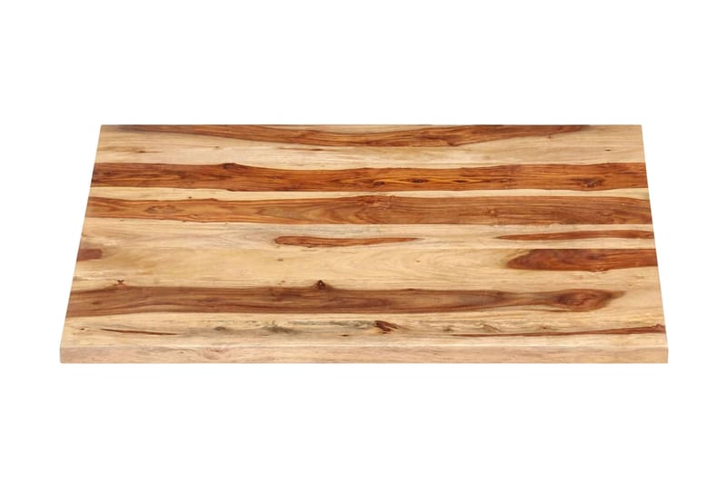 Bordplade 25-27 mm 60x60 cm Massivt Sheeshamtræ - Brun - Møbler - Borde - Bordtilbehør - Bordplade