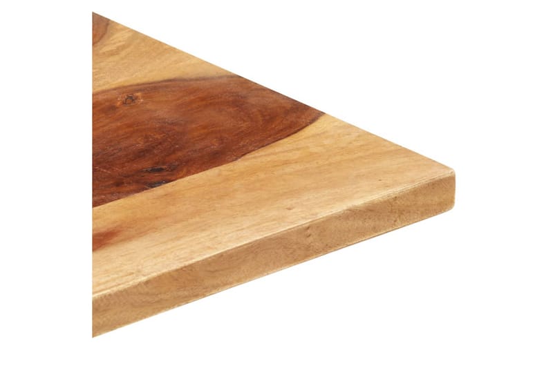 Bordplade 25-27 mm 60x60 cm Massivt Sheeshamtræ - Brun - Møbler - Borde - Bordtilbehør - Bordplade