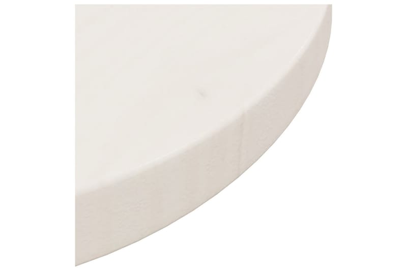 bordplade 30x2,5 cm massivt fyrretræ hvid - Hvid - Møbler - Borde - Bordtilbehør - Bordplade