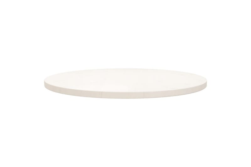 bordplade 70x2,5 cm massivt fyrretræ hvid - Hvid - Bordplade