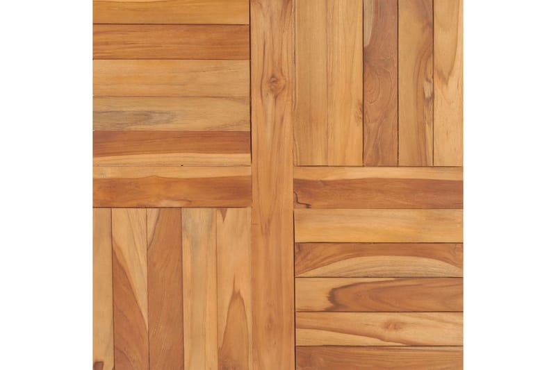Bordplade 70x70x2,5 cm Massivt Teaktræ - Brun - Møbler - Borde - Bordtilbehør - Bordplade