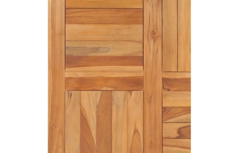 Bordplade 70x70x2,5 cm Massivt Teaktræ - Brun - Møbler - Borde - Bordtilbehør - Bordplade