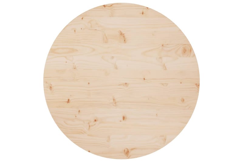 bordplade 80x2,5 cm massivt fyrretræ - Brun - Bordplade