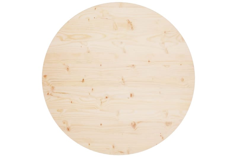 bordplade 90x2,5 cm massivt fyrretræ - Brun - Bordplade