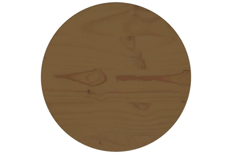 bordplade brun 30x2,5 cm massivt fyrretræ - Brun - Bordplade