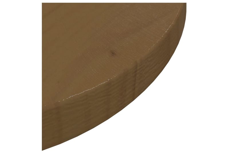 bordplade brun 30x2,5 cm massivt fyrretræ - Brun - Bordplade