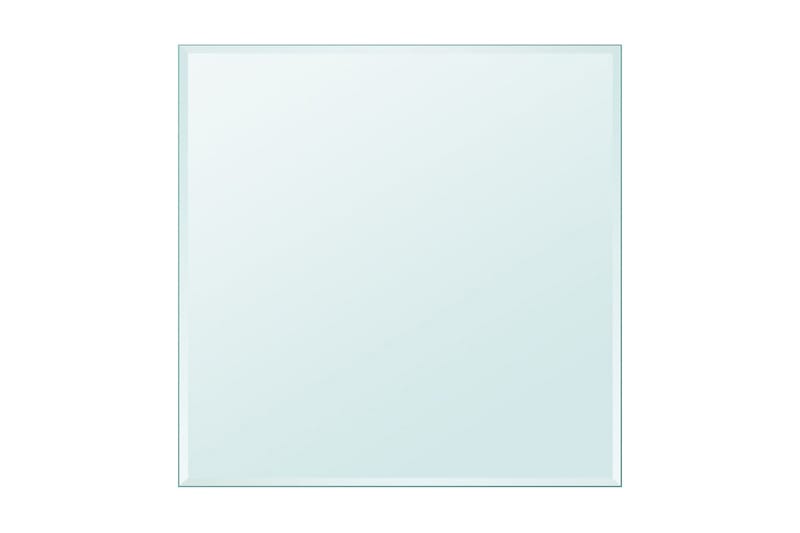 Bordplade Hærdet Glas Firkant 800 X 800 Mm - gennemsigtig - Møbler - Borde - Bordtilbehør - Bordplade