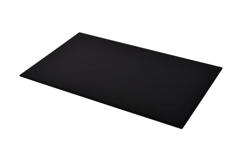 Bordplade Hærdet Glas Rektangulær 1000 X 620 Mm - Sort - Møbler - Borde - Bordtilbehør - Bordplade