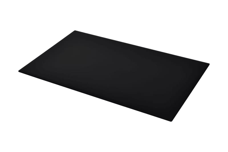 Bordplade Hærdet Glas Rektangulær 1200 X 650 Mm - Sort - Møbler - Borde - Bordtilbehør - Bordplade