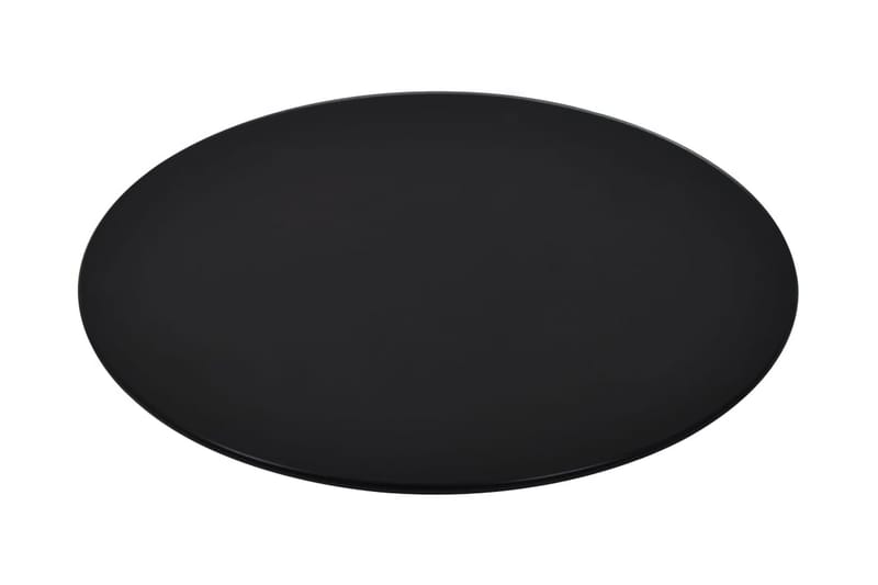 Bordplade Hærdet Glas Rund 900 Mm - Sort - Møbler - Borde - Bordtilbehør - Bordplade