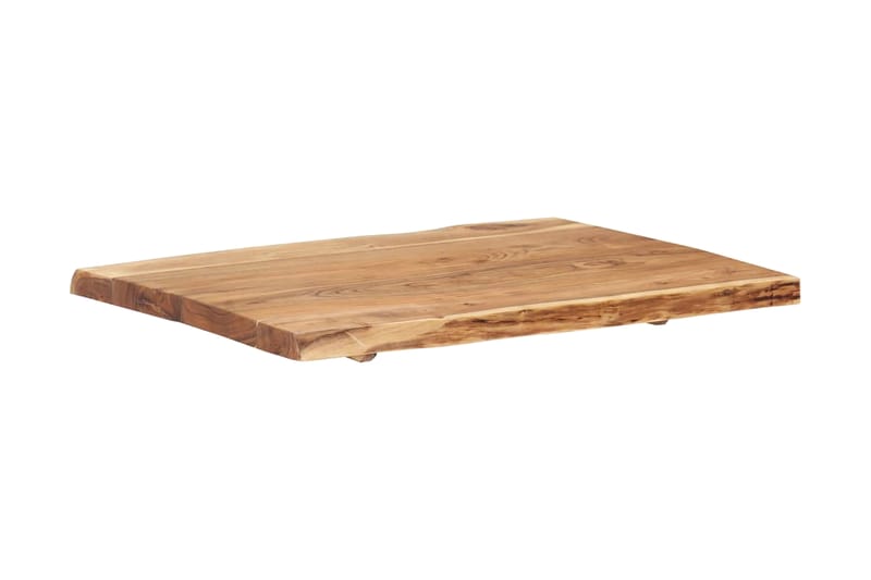 køkkenbordplade 80x60x3,8 cm massivt akacietræ - Brun - Møbler - Borde - Bordtilbehør - Bordplade