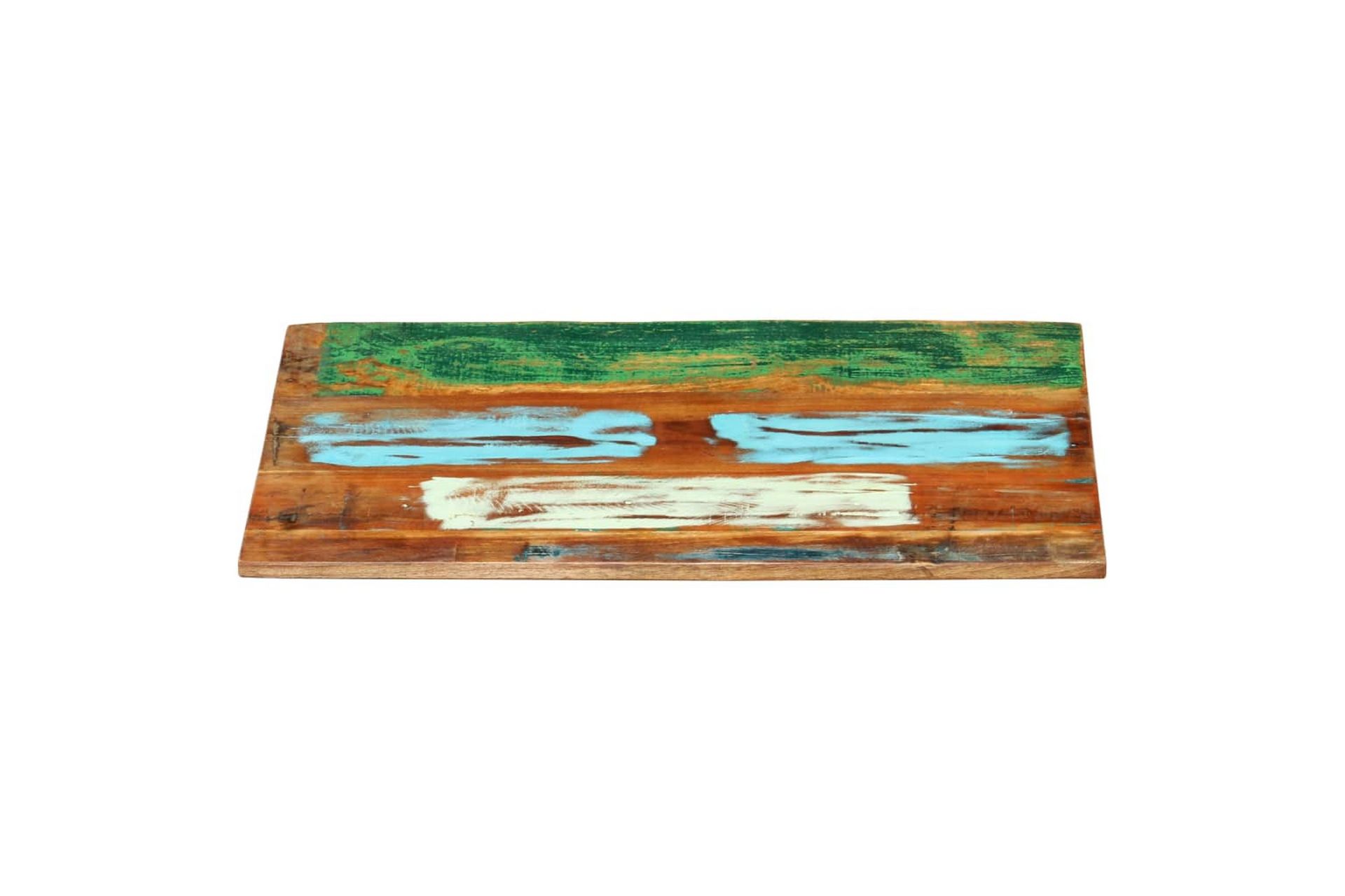 Rektangulær Bordplade 70X90 cm 25-27 mm Massivt Genbrugstræ - Møbler - Borde - Bordtilbehør - Bordplade